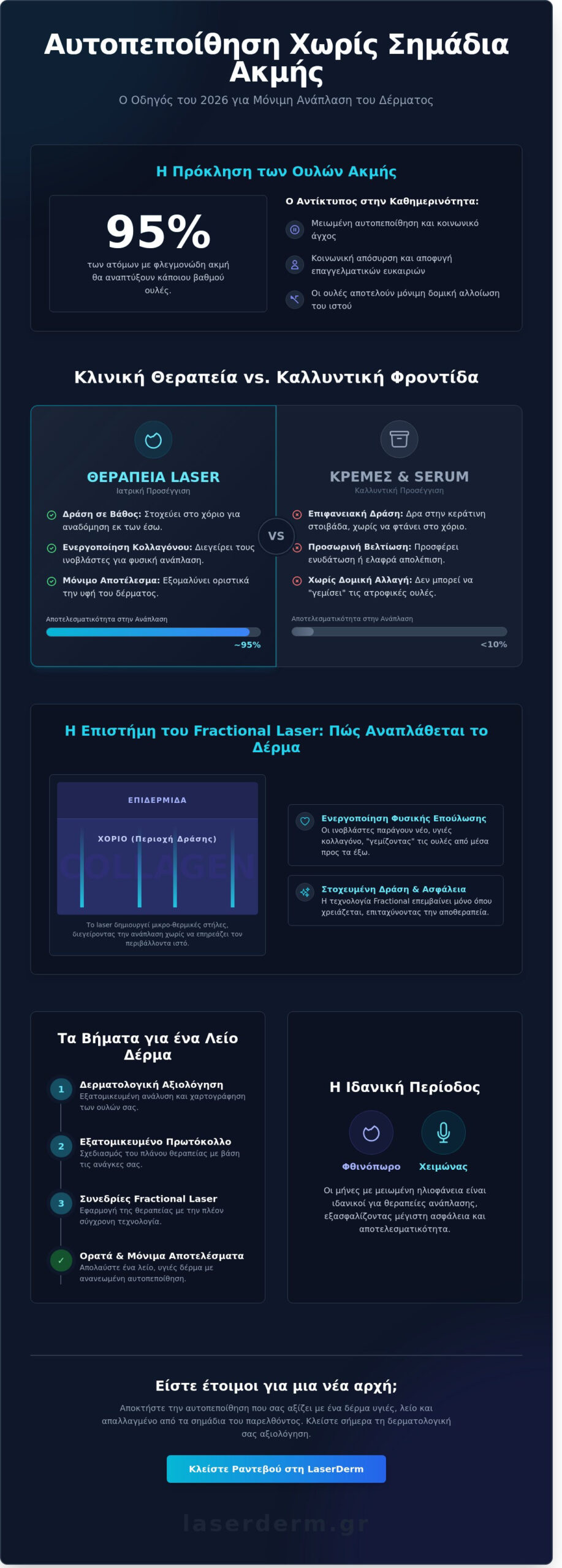 Αυτοπεποίθηση χωρίς σημάδια ακμής: Ο ιατρικός δρόμος για καθαρό δέρμα το 2026 - Infographic
